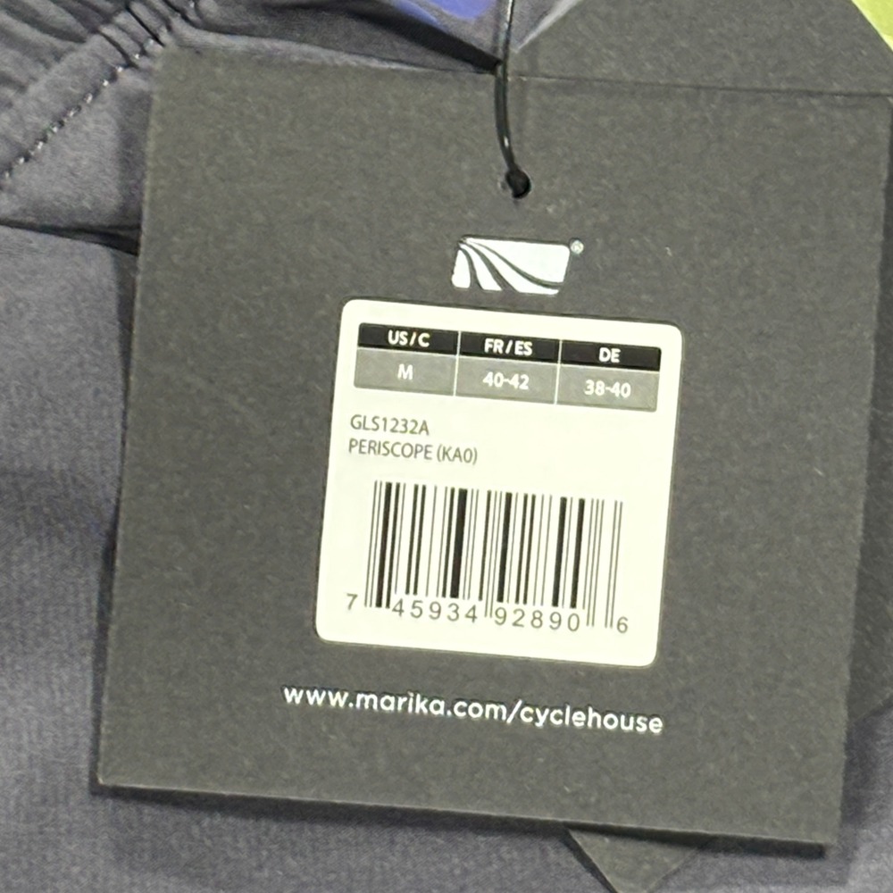 Marika Cycle House Athletic Shorts Women Size M Grey Neon NWT GLS1232A - Picture 7 of 12